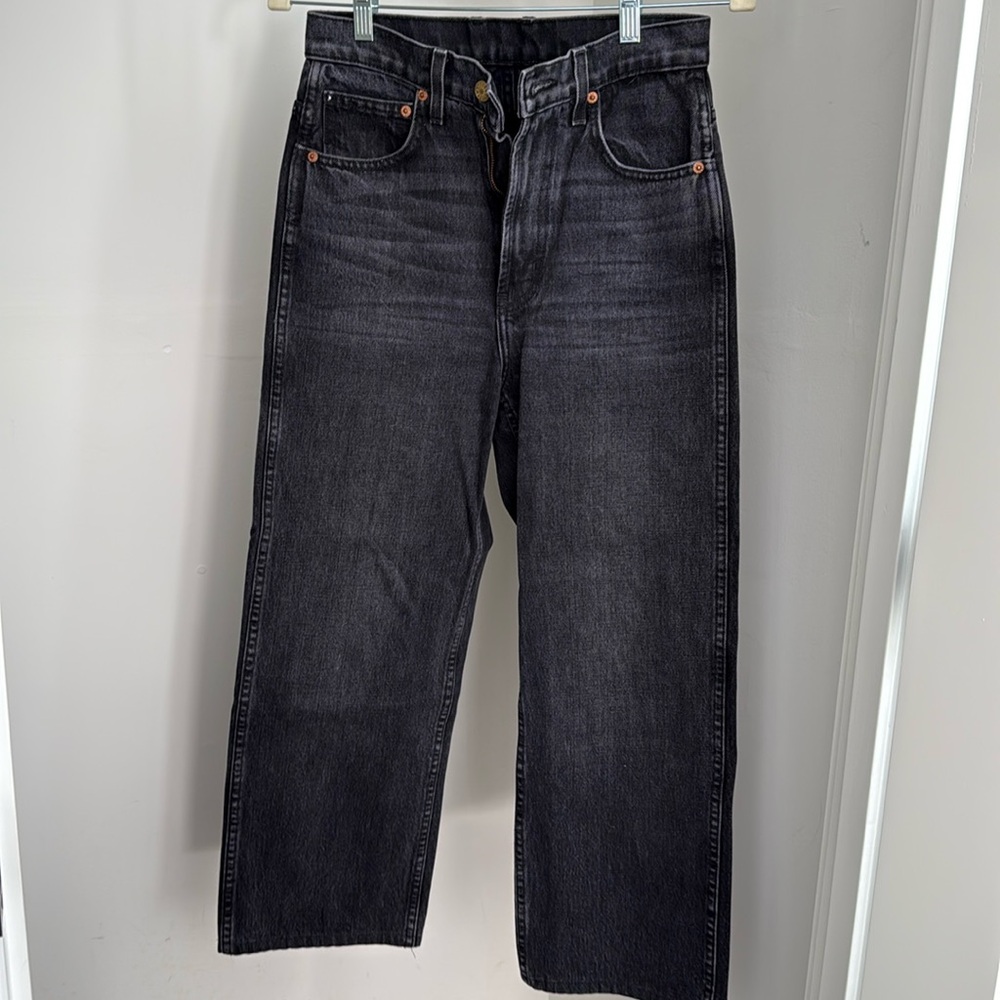 B Sides Mid Rise Wide Leg Jeans, Size 26